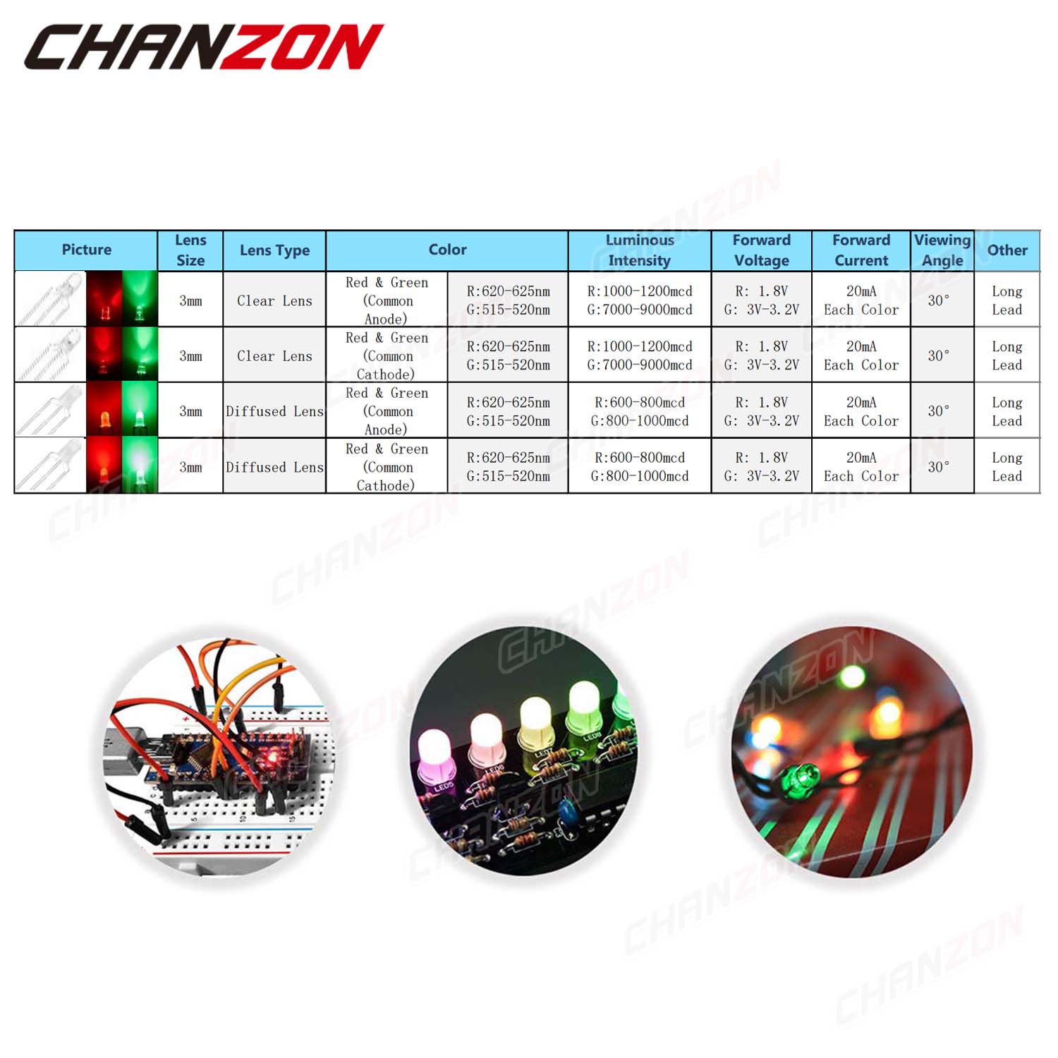 Bicolor 3 mm LED Light Emittin - Hobby Is Science ulasan dan harga