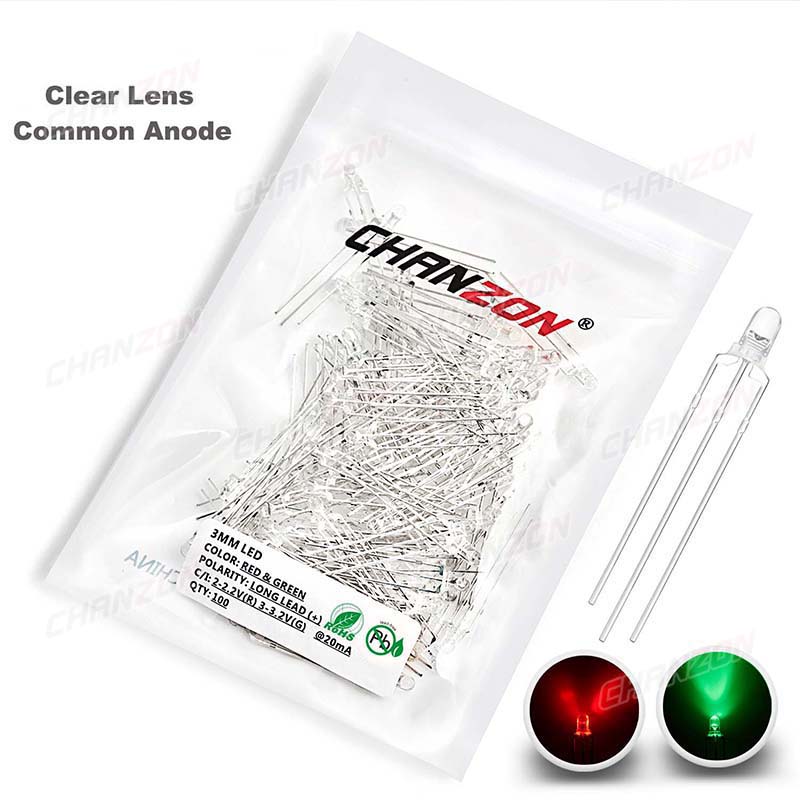Bicolor 3 mm LED Light Emittin - Hobby Is Science ulasan dan harga