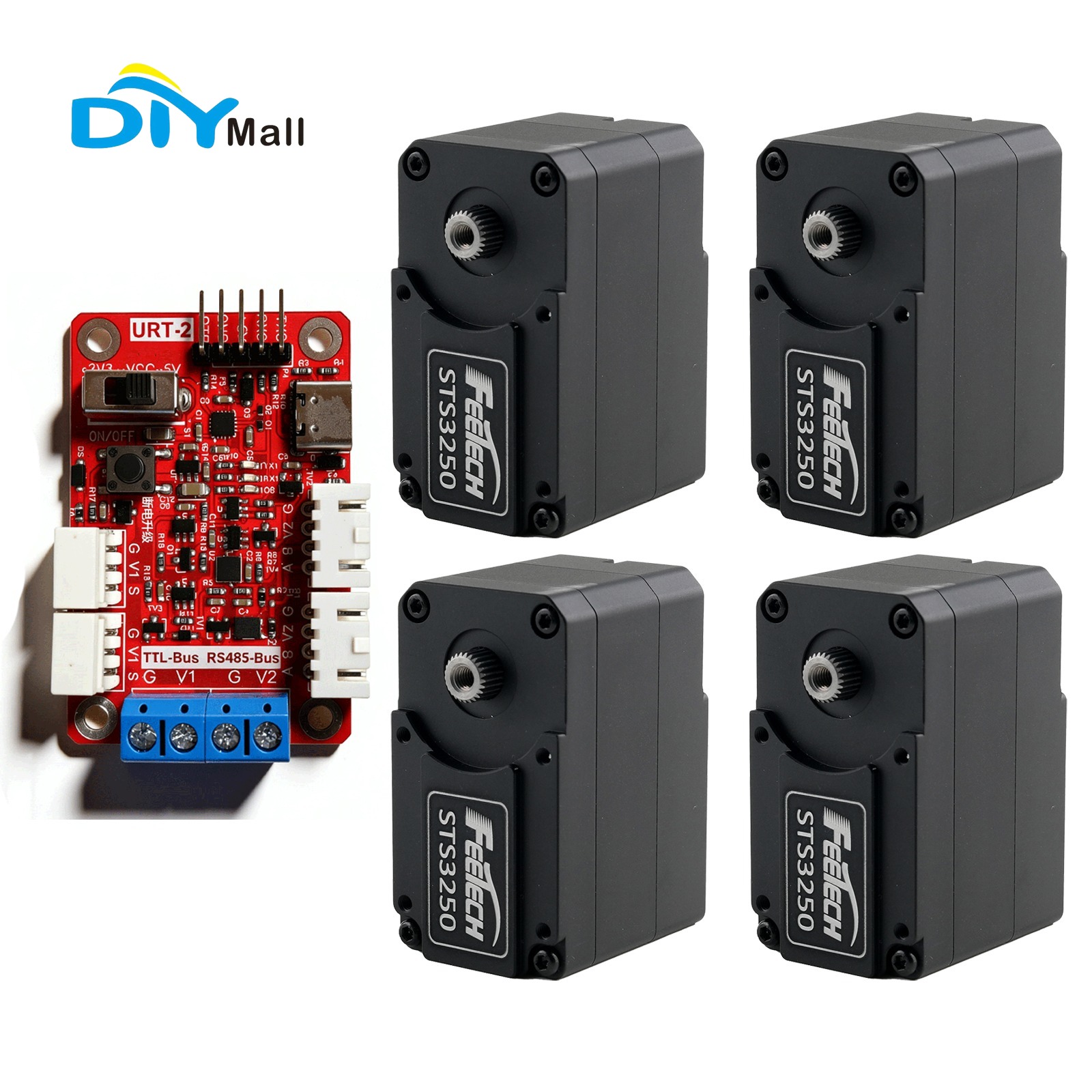 Feetech STS3250 12V 50KG Corel - Robot Arm Motor ulasan dan harga