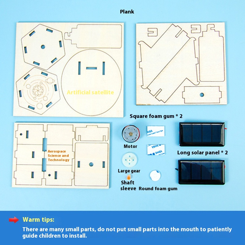 DIY Solar Satellite Artificial - Science Toys Diy ulasan dan harga