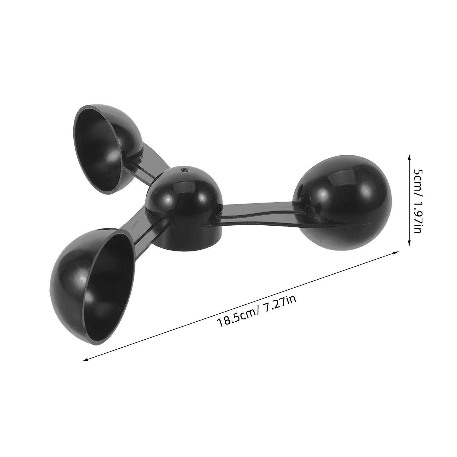3 Cup Plastic Tower Crane Wind - Anemometer Wind Speed ulasan dan harga