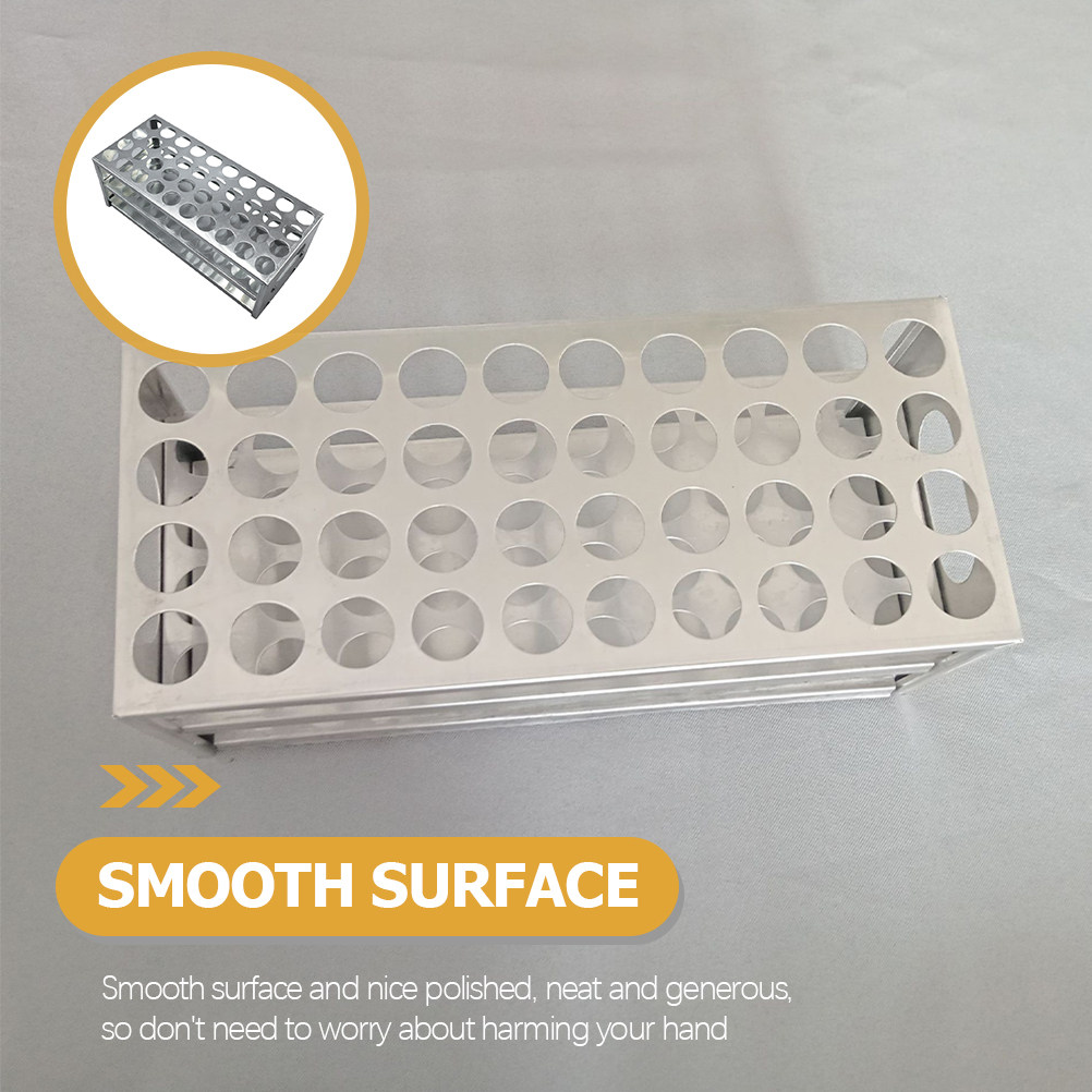 Aluminum Test Tube Rack 40-Hol - Science Experiment ulasan dan harga