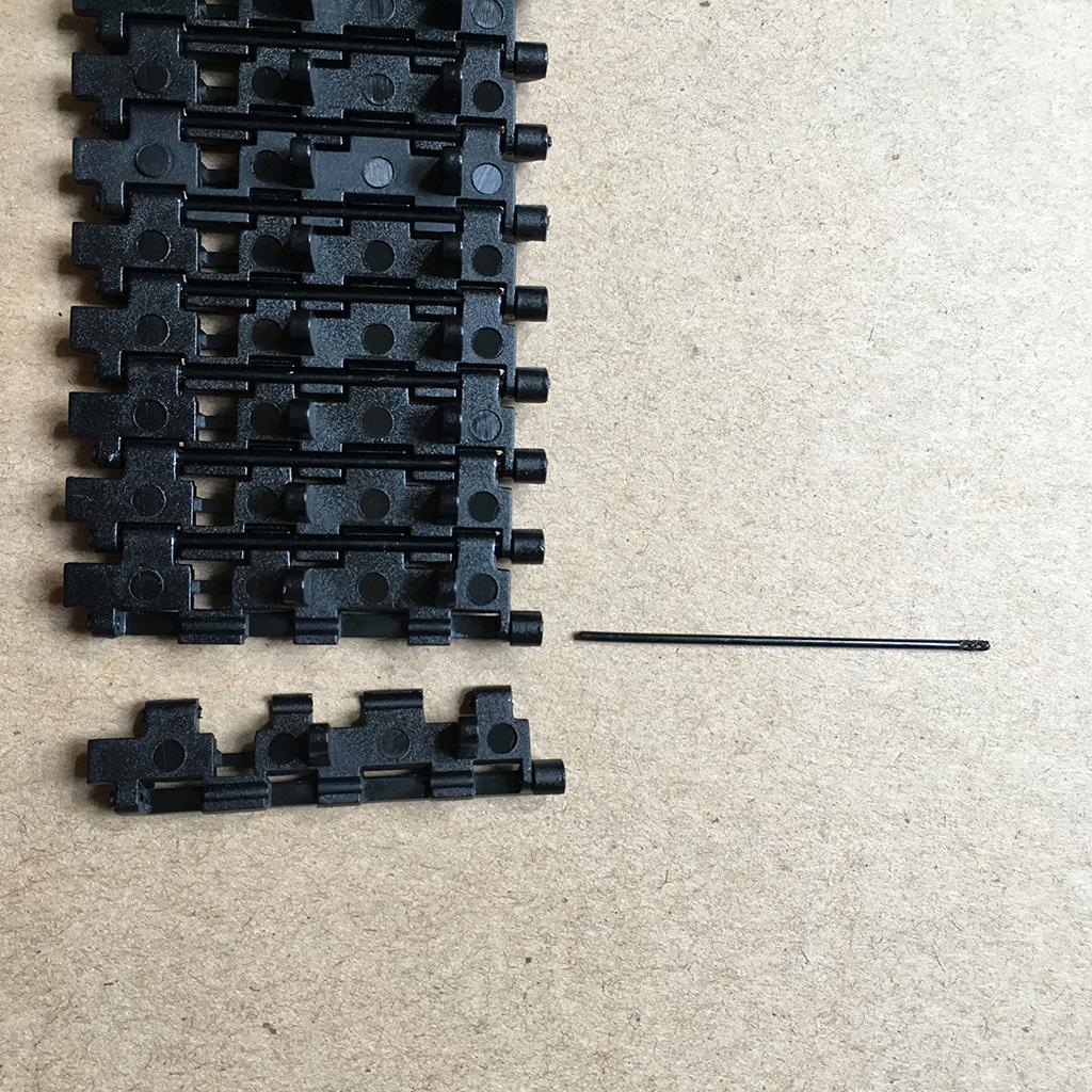 Black Tank Track Chain Plastic - Science Toys Diy ulasan dan harga