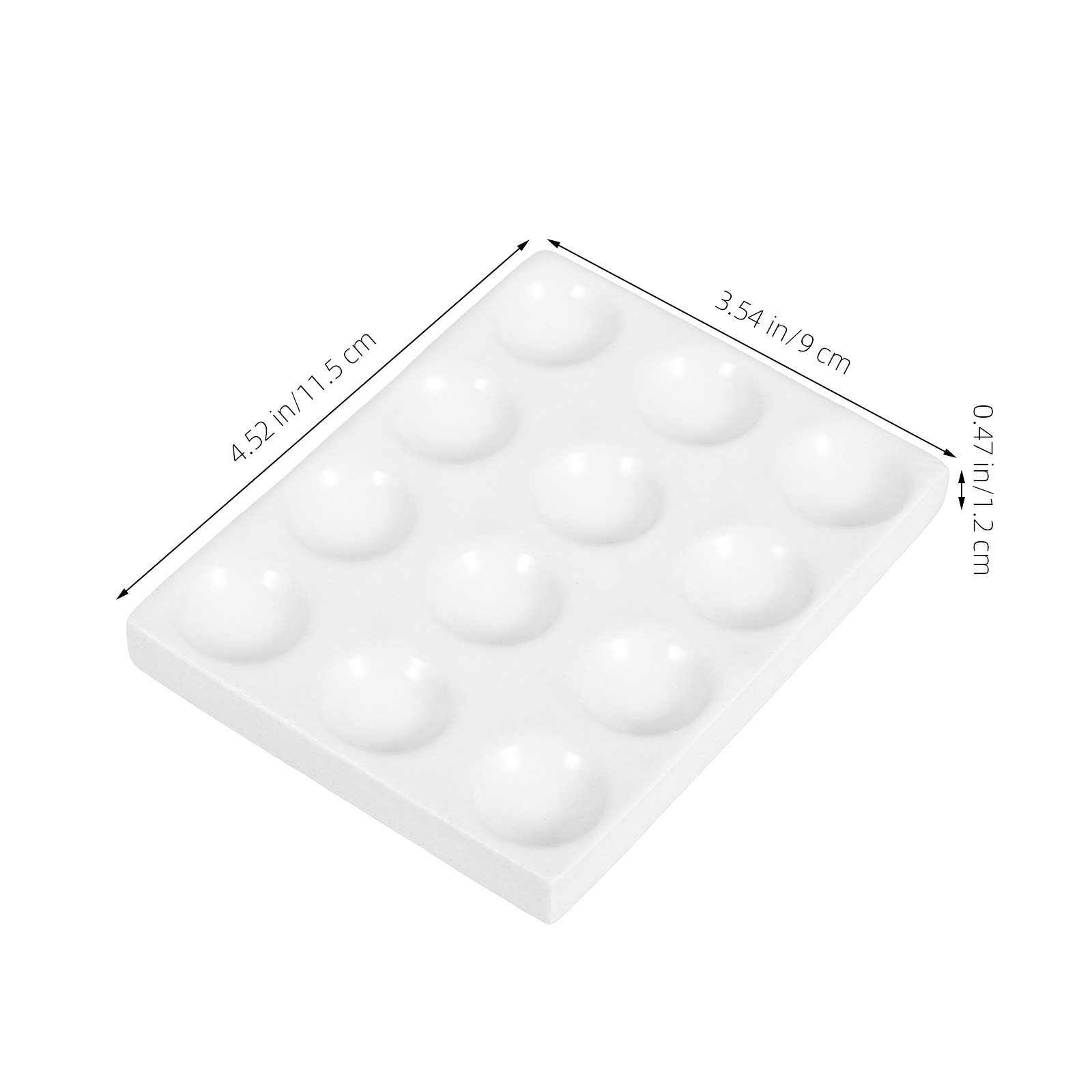 Porcelain Reaction Plate 12 Ca - Science Experiment ulasan dan harga