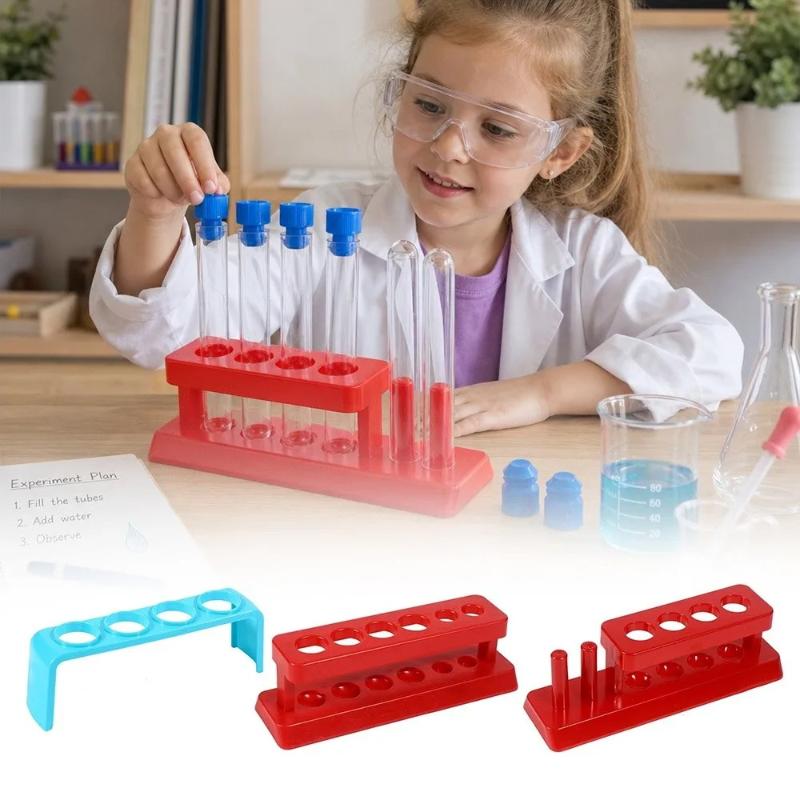 Plastic Test Tube Holder Rack  - Science Experiment ulasan dan harga