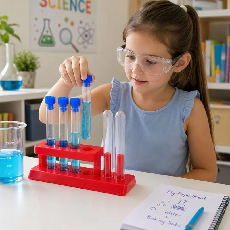 Plastic Test Tube Holder Rack  - Science Experiment ulasan dan harga