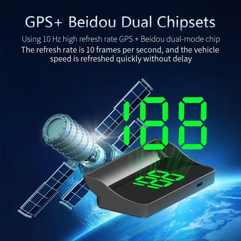 HD M2 Head Up Display GPS Digi - Anemometer Wind Speed ulasan dan harga